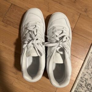 New Balance White Athletic Shoes